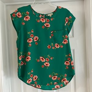 Lily White floral blouse